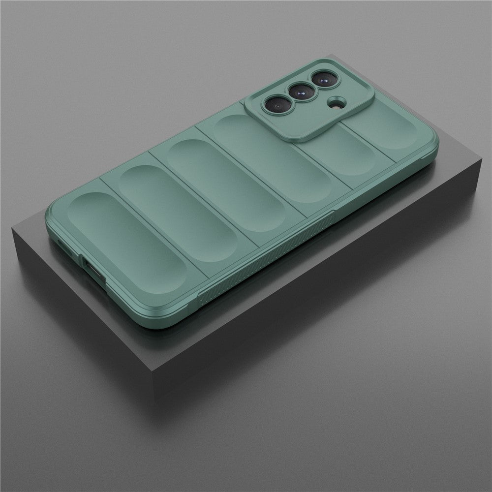 For Samsung Galaxy A57 5G Case Anti-Drop Soft TPU Rugged Phone Back Cover - Green
