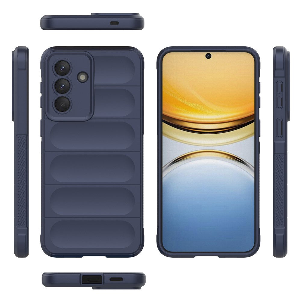 For Samsung Galaxy A57 5G Case Anti-Drop Soft TPU Rugged Phone Back Cover - Dark Blue