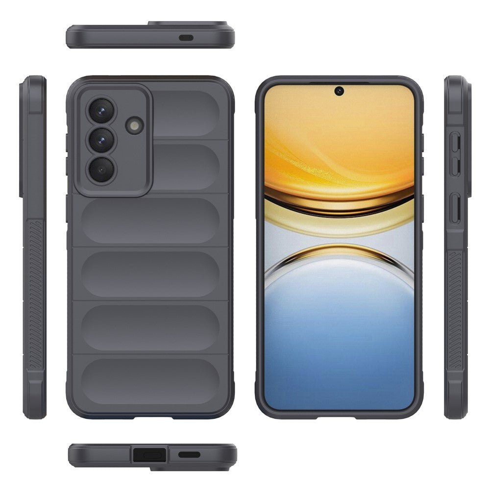 For Samsung Galaxy A57 5G Case Anti-Drop Soft TPU Rugged Phone Back Cover - Dark Grey