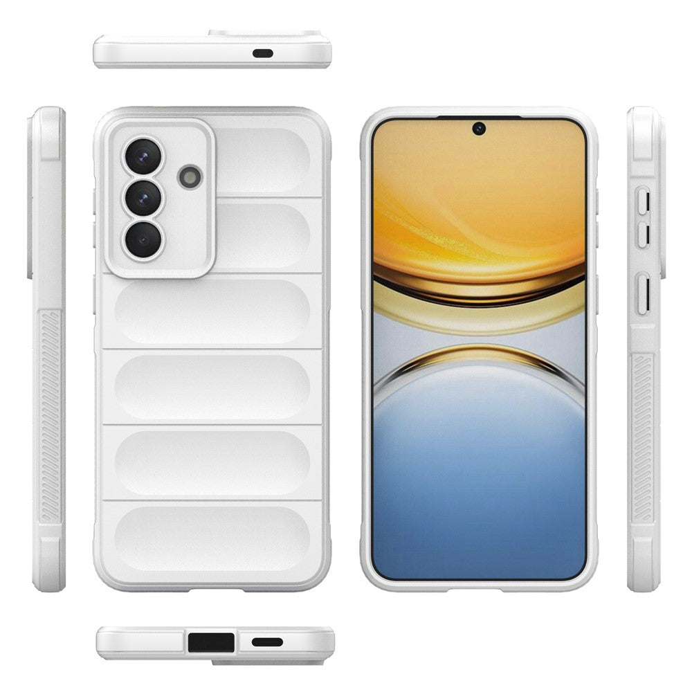 For Samsung Galaxy A57 5G Case Anti-Drop Soft TPU Rugged Phone Back Cover - White