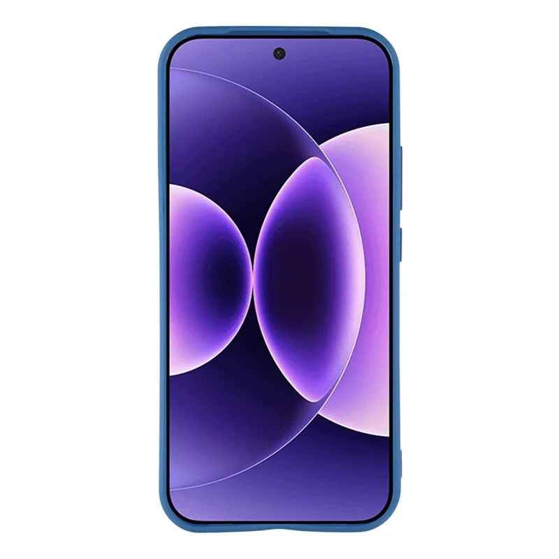 For Xiaomi 17 Pro Case WANLONFENG ZB Series Precise Cutouts Straight Edge TPU Phone Cover with Tempered Glass Film - Sapphire