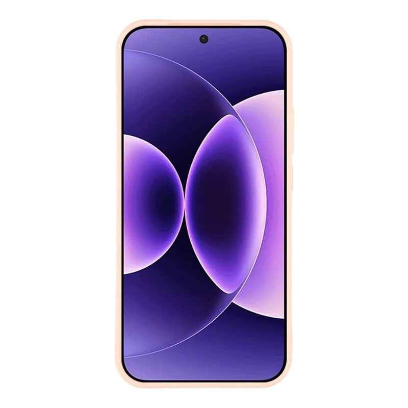 For Xiaomi 17 Pro Case WANLONFENG ZB Series Precise Cutouts Straight Edge TPU Phone Cover with Tempered Glass Film - Pink