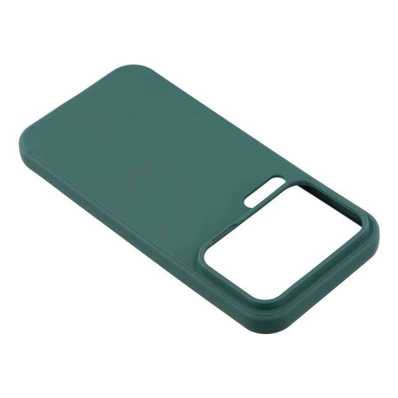 For Xiaomi 17 Pro Case WANLONFENG ZB Series Precise Cutouts Straight Edge TPU Phone Cover with Tempered Glass Film - Army Green