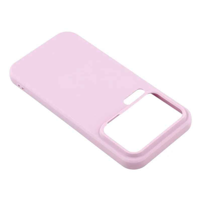 For Xiaomi 17 Pro Case WANLONFENG ZB Series Precise Cutouts Straight Edge TPU Phone Cover with Tempered Glass Film - Purple