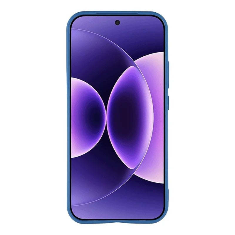 For Xiaomi 17 Pro Max Case WANLONFENG ZB Series Precise Cutouts Straight Edge TPU Phone Cover with Tempered Glass Film - Sapphire