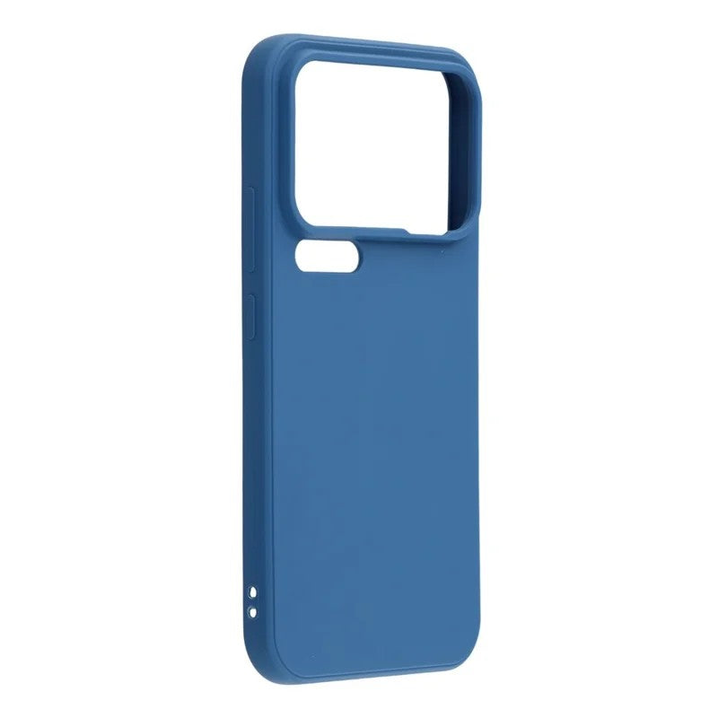 For Xiaomi 17 Pro Max Case WANLONFENG ZB Series Precise Cutouts Straight Edge TPU Phone Cover with Tempered Glass Film - Sapphire