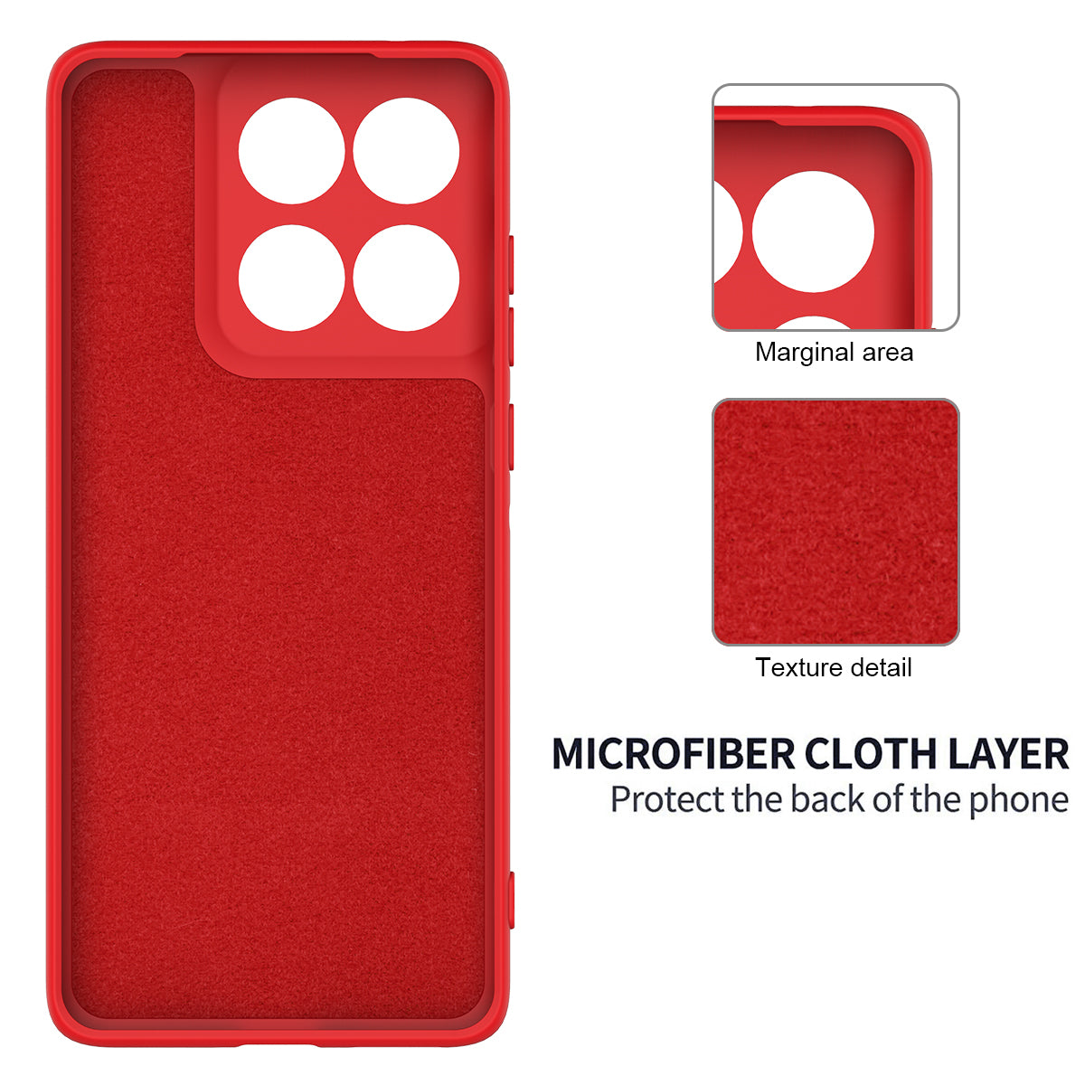 For Motorola Edge 70 5G / X70 Air Liquid Silicone Case Phone Back Cover with Hand Strap - Red