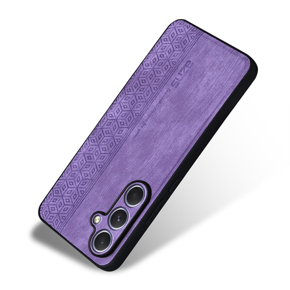 AZNS For Samsung Galaxy A57 5G Case PU Leather Covered TPU Phone Protective Cover - Purple
