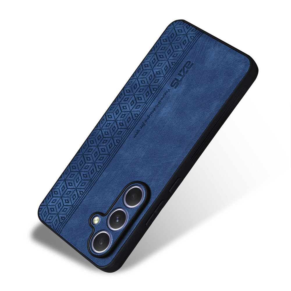 AZNS For Samsung Galaxy A57 5G Case PU Leather Covered TPU Phone Protective Cover - Blue