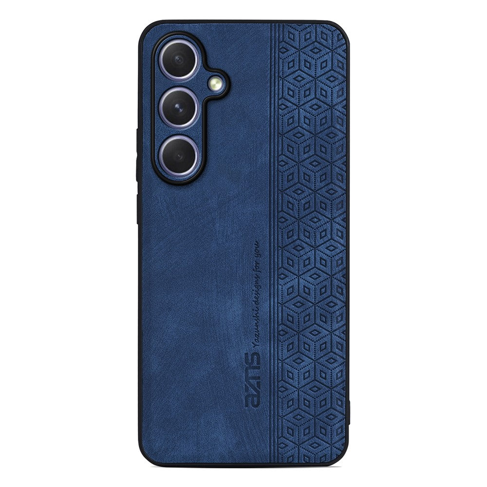 AZNS For Samsung Galaxy A57 5G Case PU Leather Covered TPU Phone Protective Cover - Blue