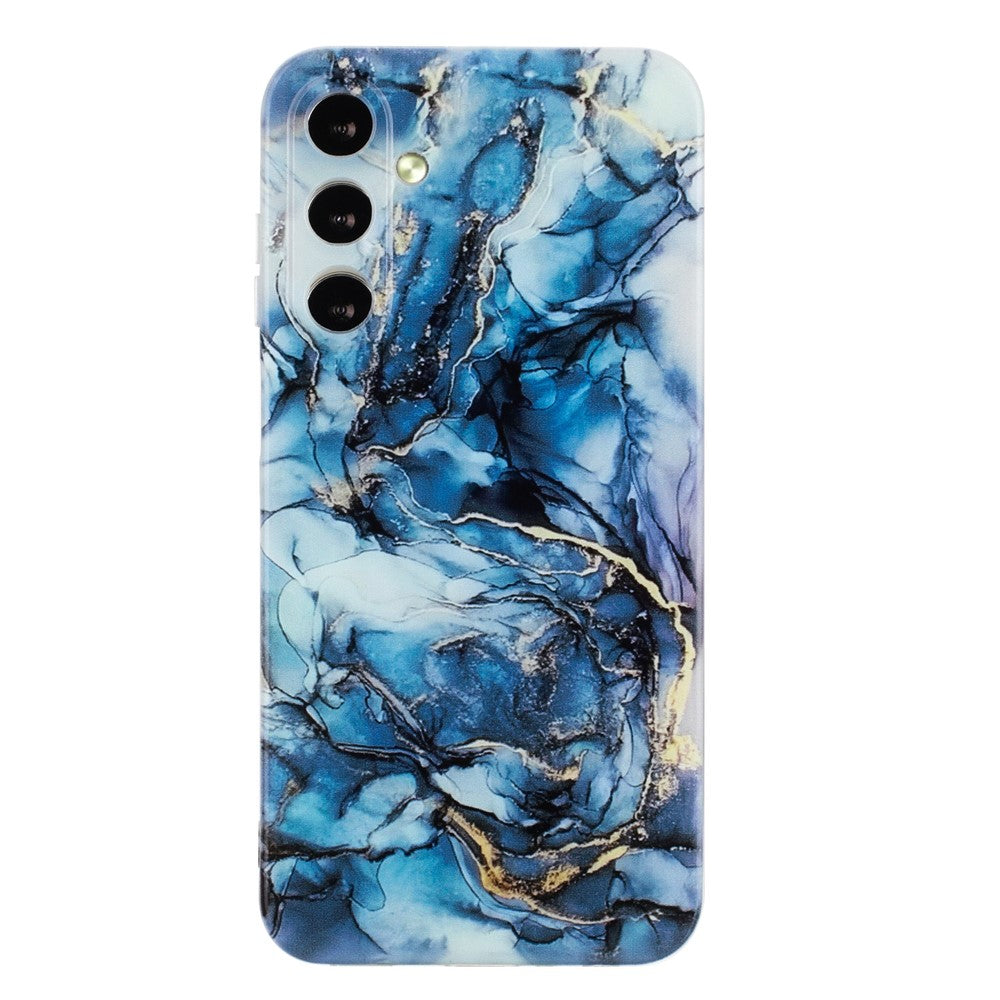 For Samsung Galaxy A57 5G Case Marble Pattern Painted TPU Phone Back Cover - Grey