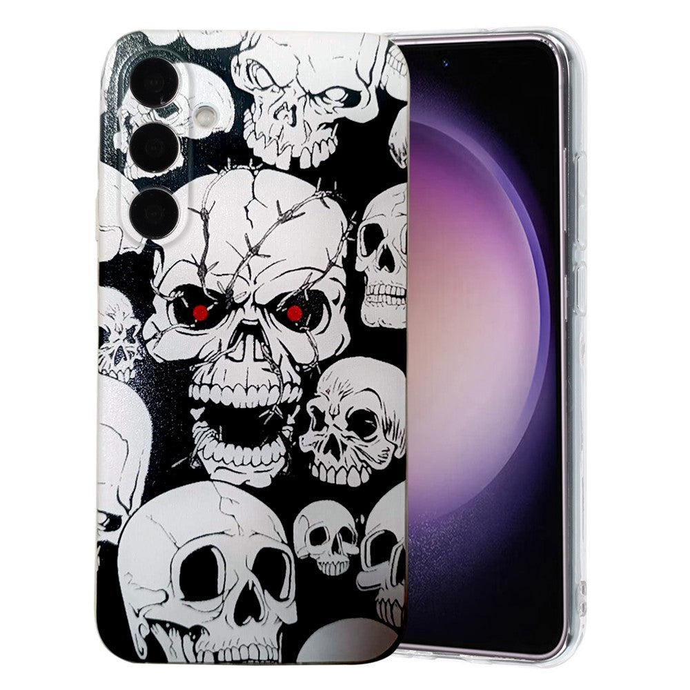 For Samsung Galaxy A57 5G Case Pattern Printing Cell Phone TPU Back Cover - Skull