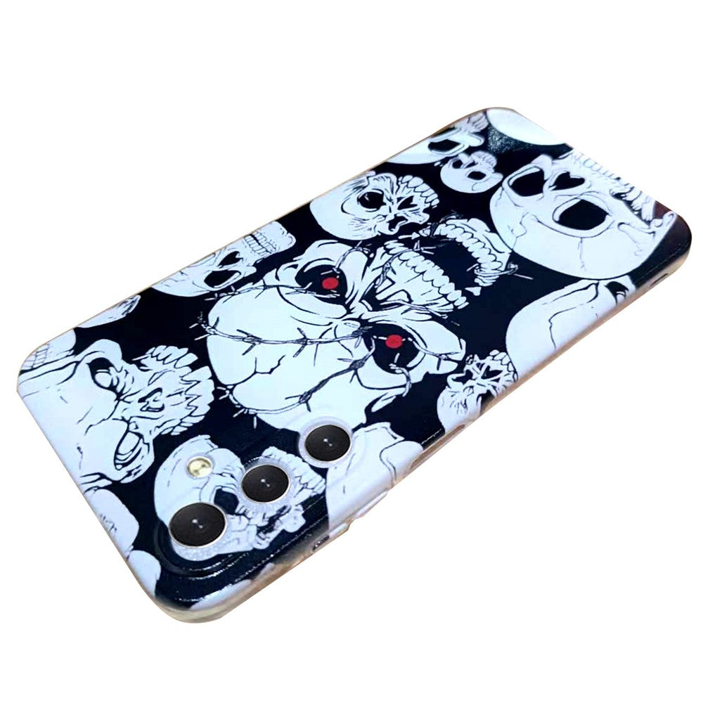For Samsung Galaxy A57 5G Case Pattern Printing Cell Phone TPU Back Cover - Skull