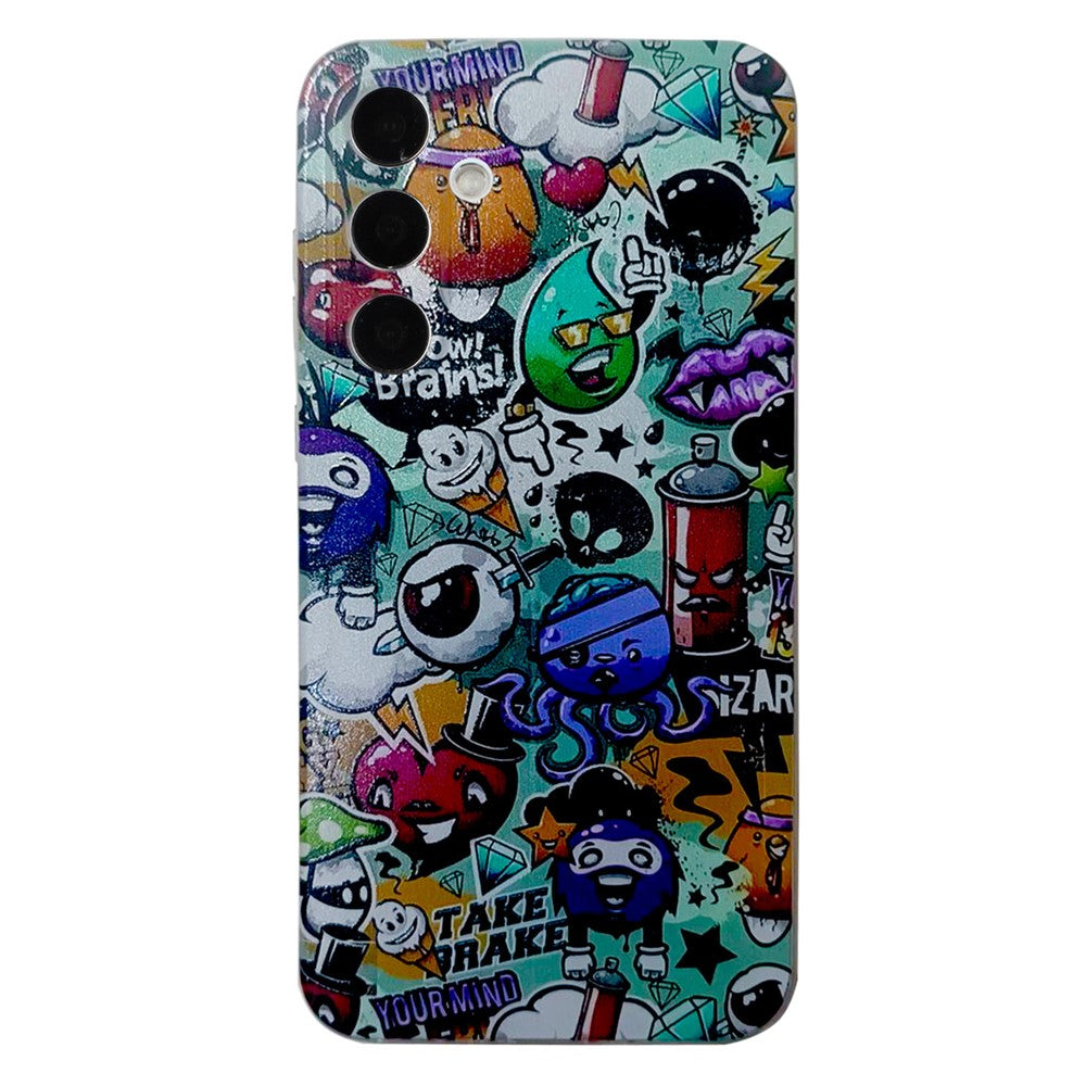 For Samsung Galaxy A57 5G Case Pattern Printing Cell Phone TPU Back Cover - Garbage