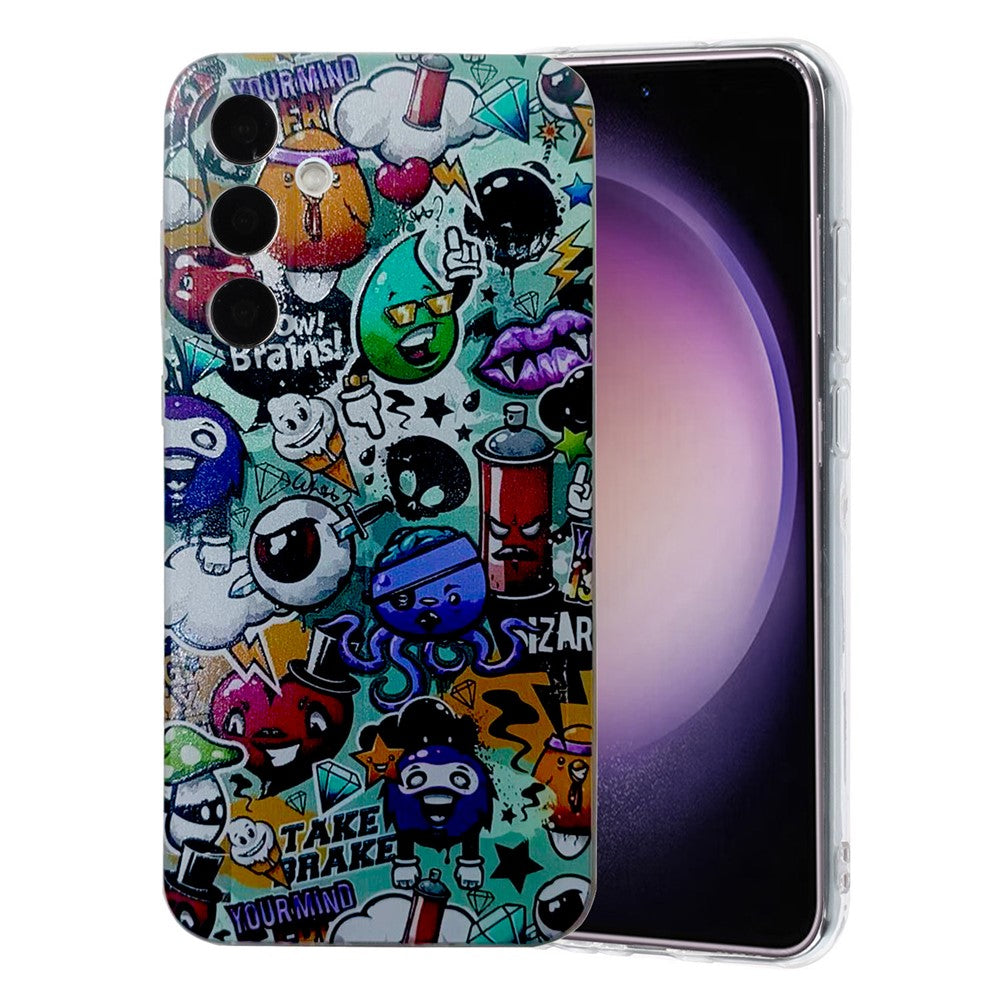 For Samsung Galaxy A57 5G Case Pattern Printing Cell Phone TPU Back Cover - Garbage