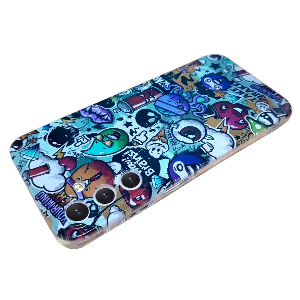 For Samsung Galaxy A57 5G Case Pattern Printing Cell Phone TPU Back Cover - Garbage