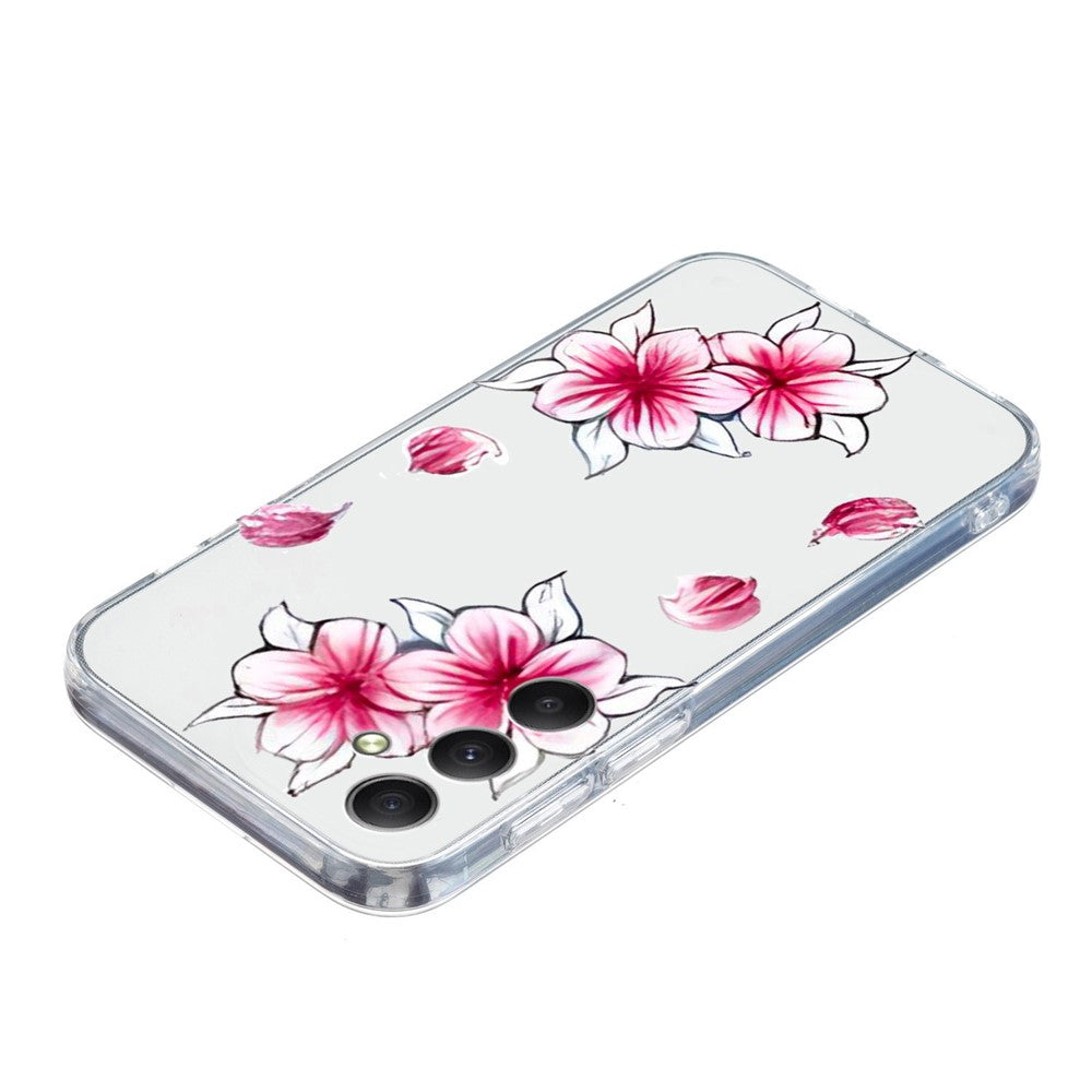 For Samsung Galaxy A57 5G Case Soft TPU Pattern Printing Phone Cover - Sakura