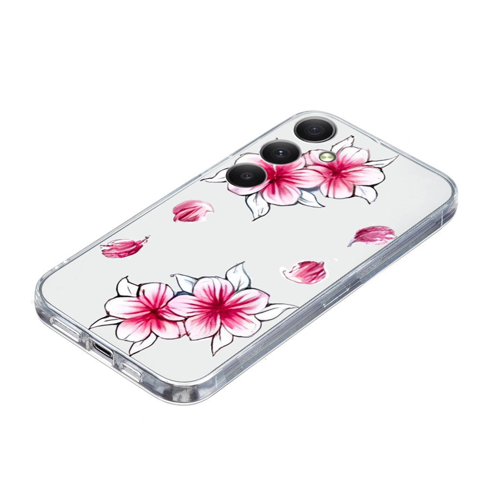 For Samsung Galaxy A57 5G Case Soft TPU Pattern Printing Phone Cover - Sakura