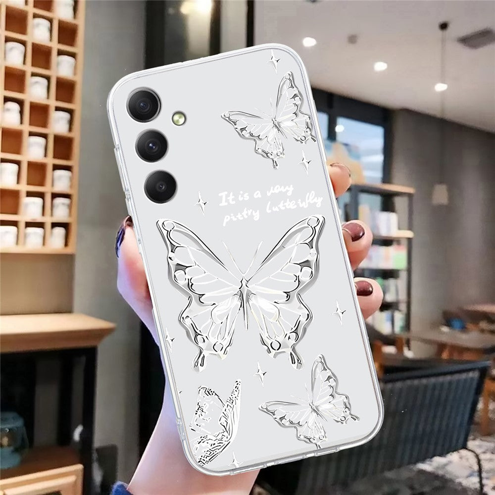 For Samsung Galaxy A57 5G Case Soft TPU Pattern Printing Phone Cover - Butterfly
