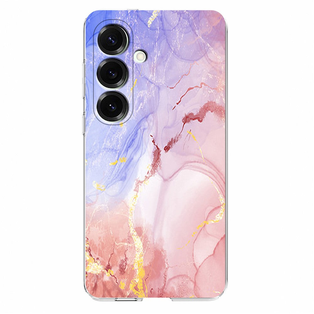 For Samsung Galaxy A57 5G Case Marble Pattern Printing Soft TPU Phone Cover - Pink