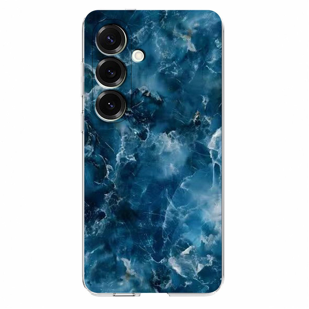 For Samsung Galaxy A57 5G Case Marble Pattern Printing Soft TPU Phone Cover - Grey
