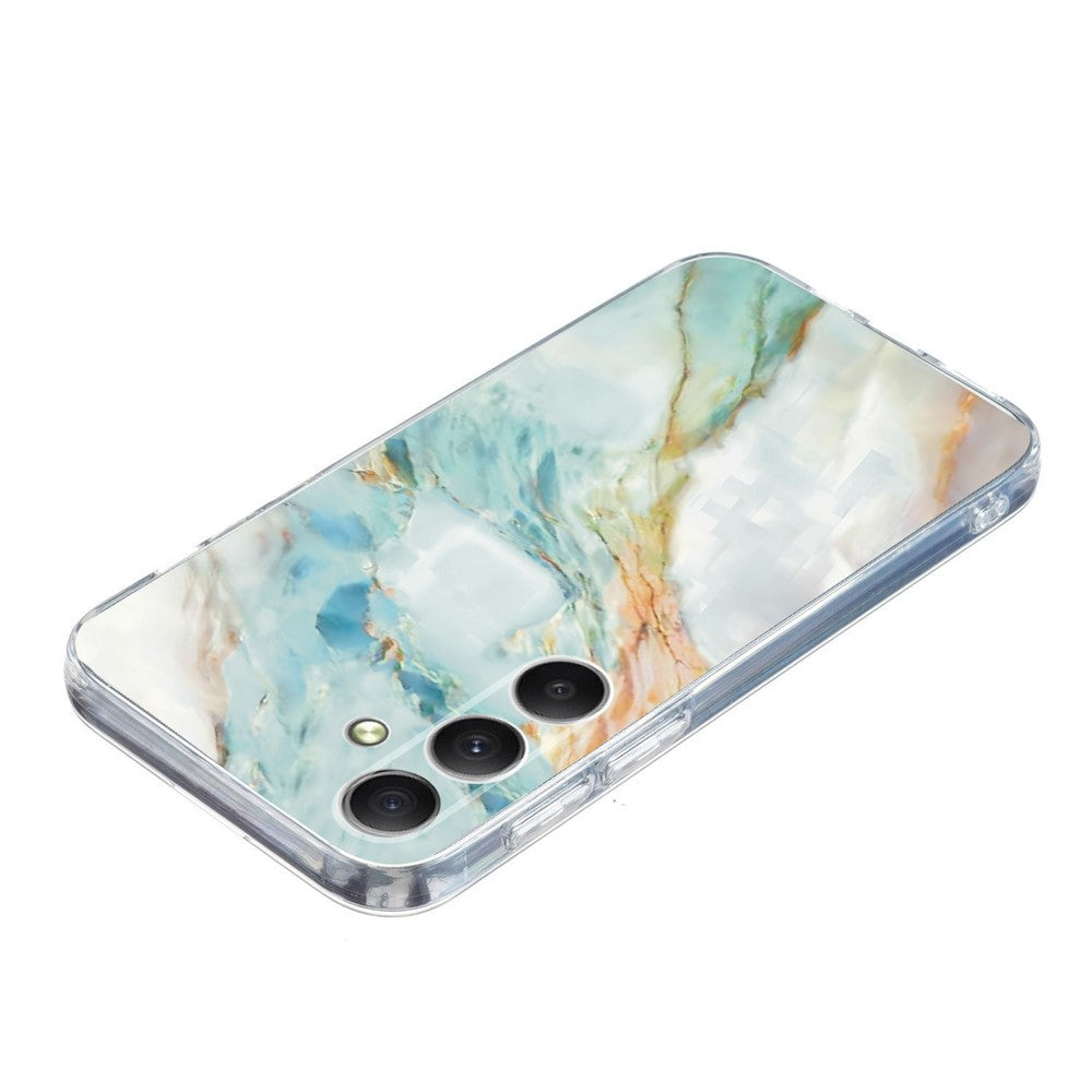 For Samsung Galaxy A57 5G Case Pattern Printing Shockproof Soft TPU Phone Cover - Oil Painting Marble