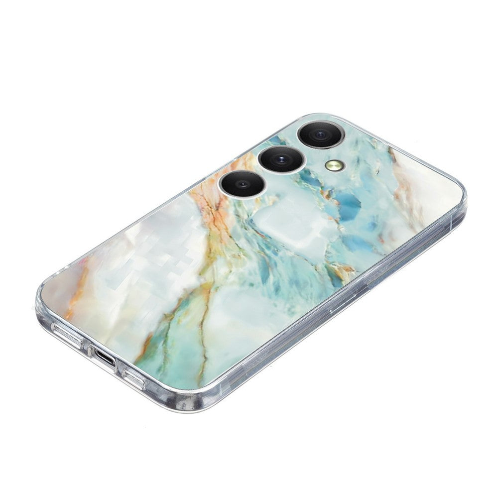 For Samsung Galaxy A57 5G Case Pattern Printing Shockproof Soft TPU Phone Cover - Oil Painting Marble