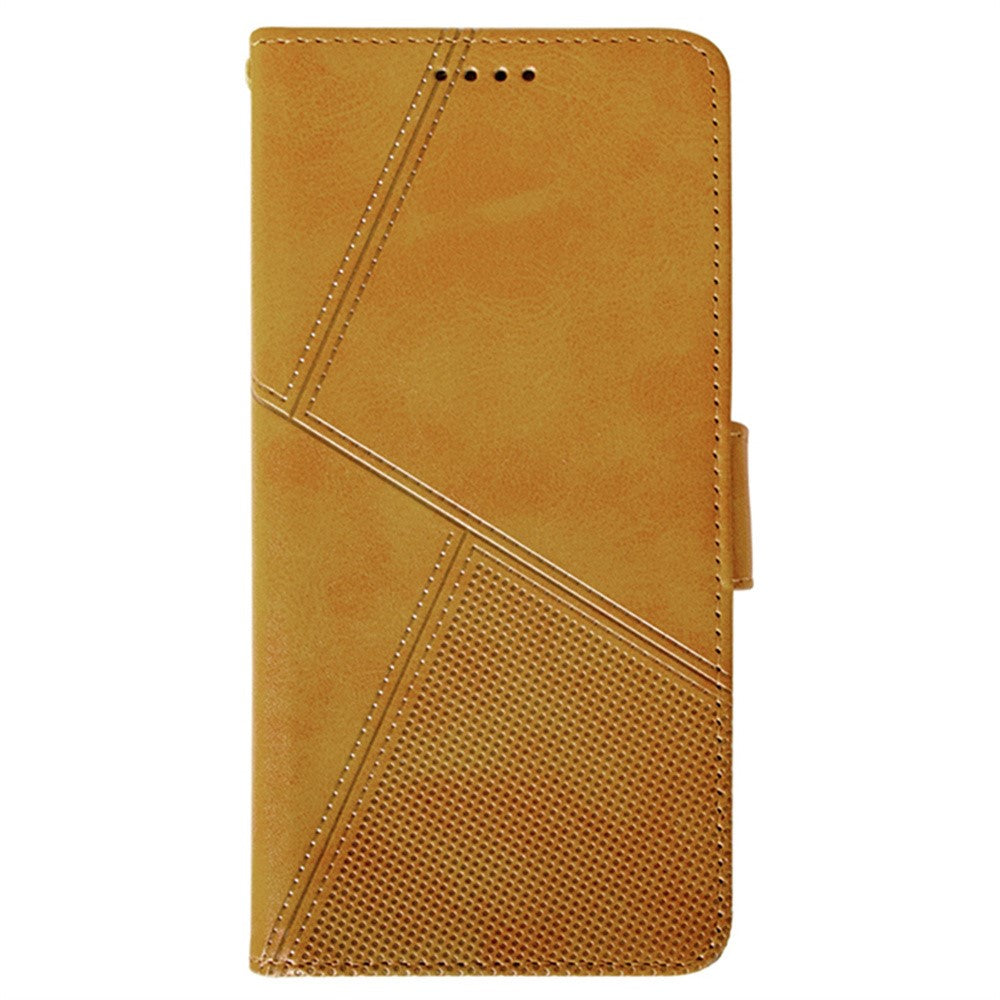 IDEWEI For Motorola Edge 70 5G Case Leather Wallet Phone Cover Stand Calf Texture - Brown