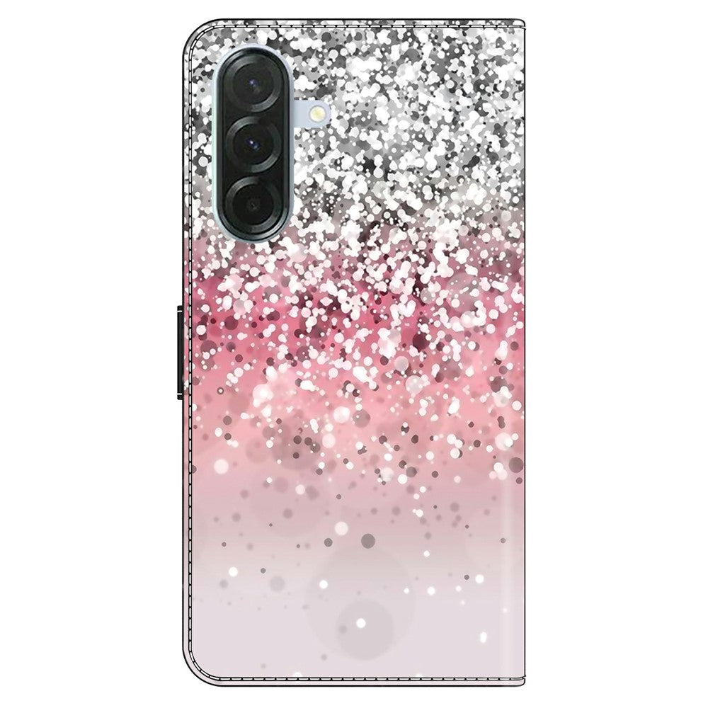 Phone Case For Samsung Galaxy A57 5G Magnetic Clasp 3D Pattern Leather Wallet Cover - Gradient