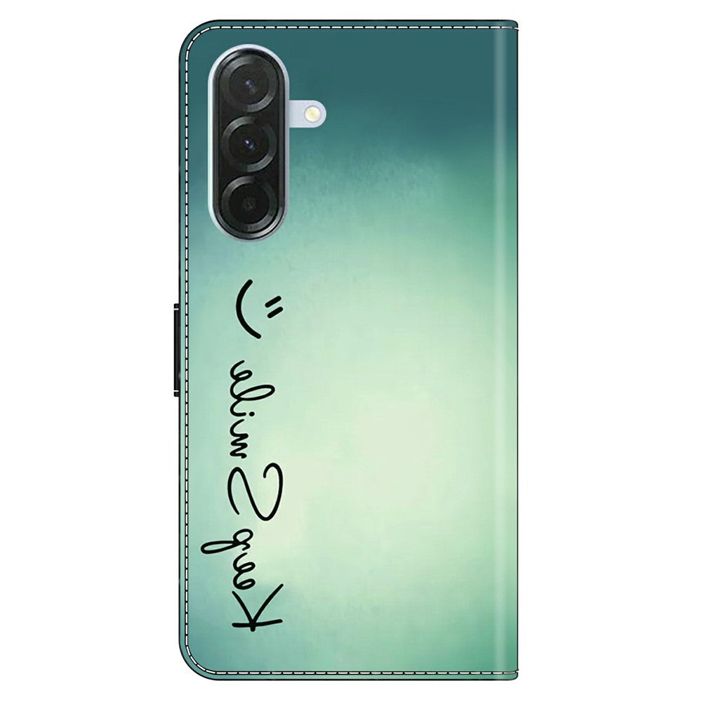 For Samsung Galaxy A57 5G Case PU Leather Wallet Phone Cover with Stand - Keep Smile
