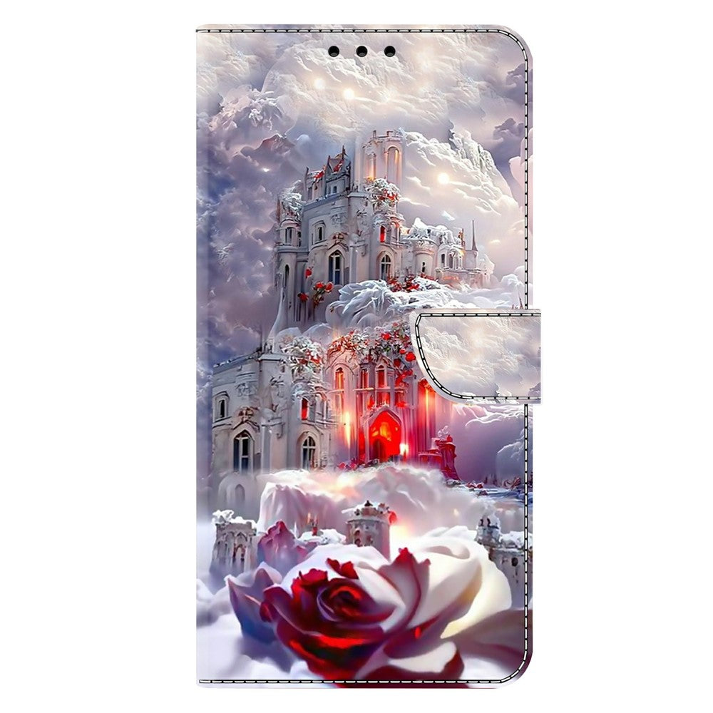 For Samsung Galaxy A57 5G Case Wallet Stand Pattern Printing PU Leather Flip Phone Cover - Castle