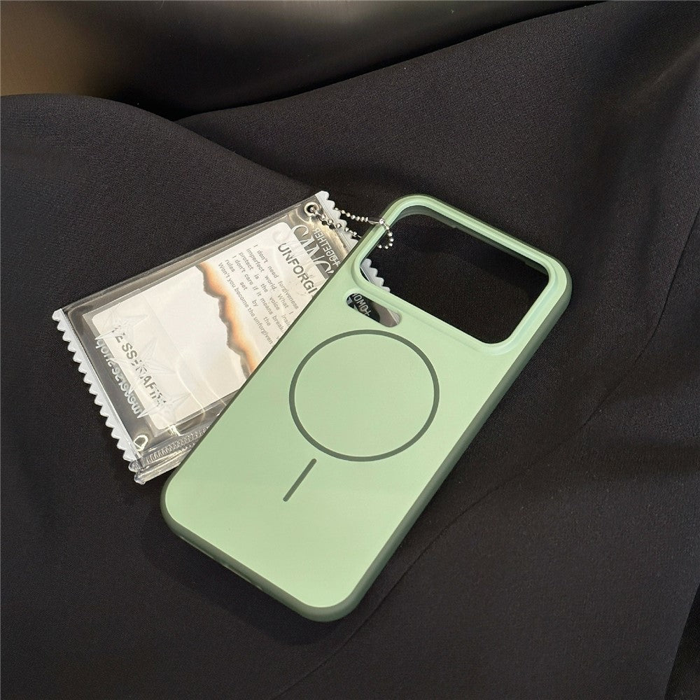 For Xiaomi 17 Pro Max Magnetic Case Skin-touch TPU + PC Shockproof Phone Cover with Tempered Glass Magnetic Case - Black