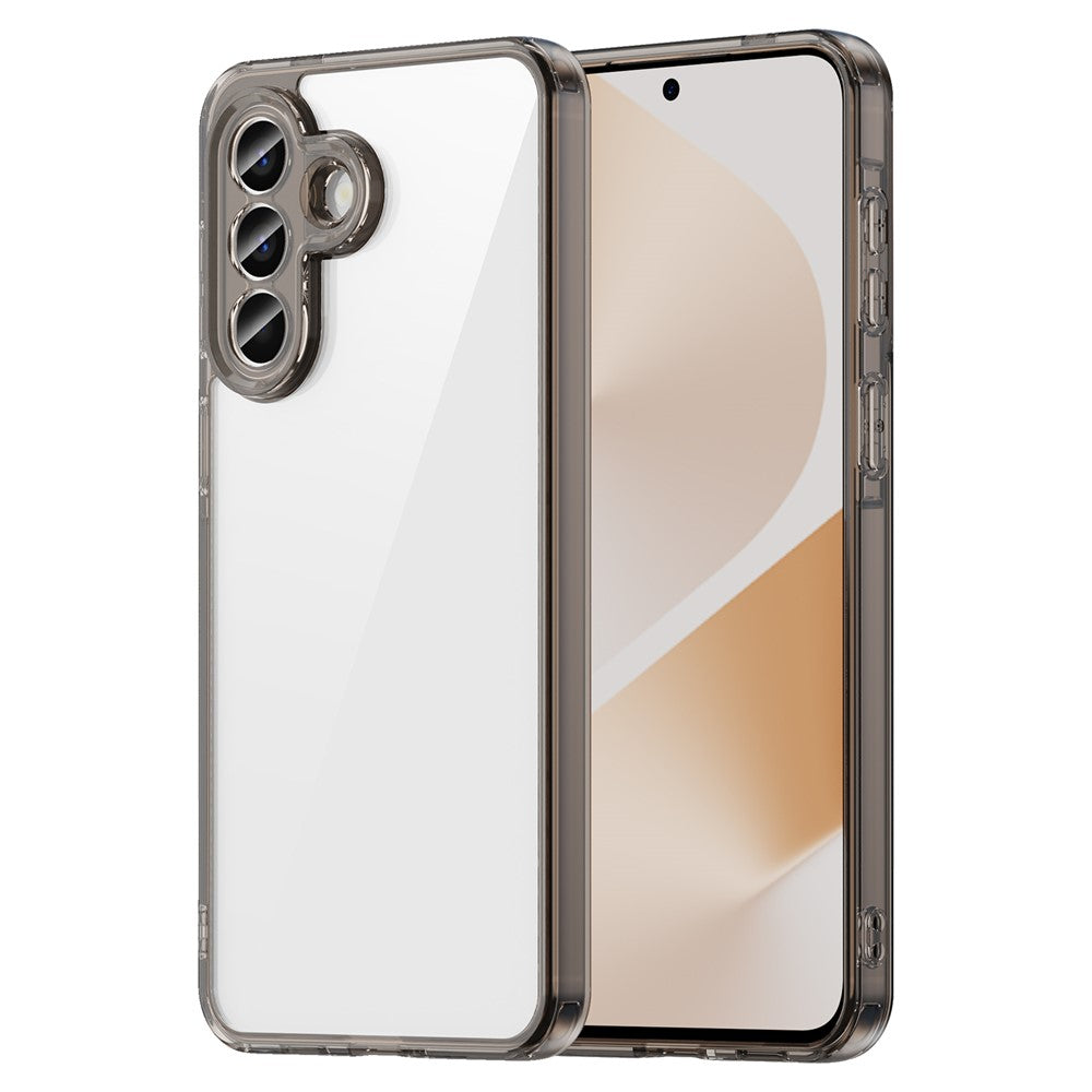 For Samsung Galaxy A57 5G Case TPU + Acrylic Phone Back Cover Anti Yellowing - Black