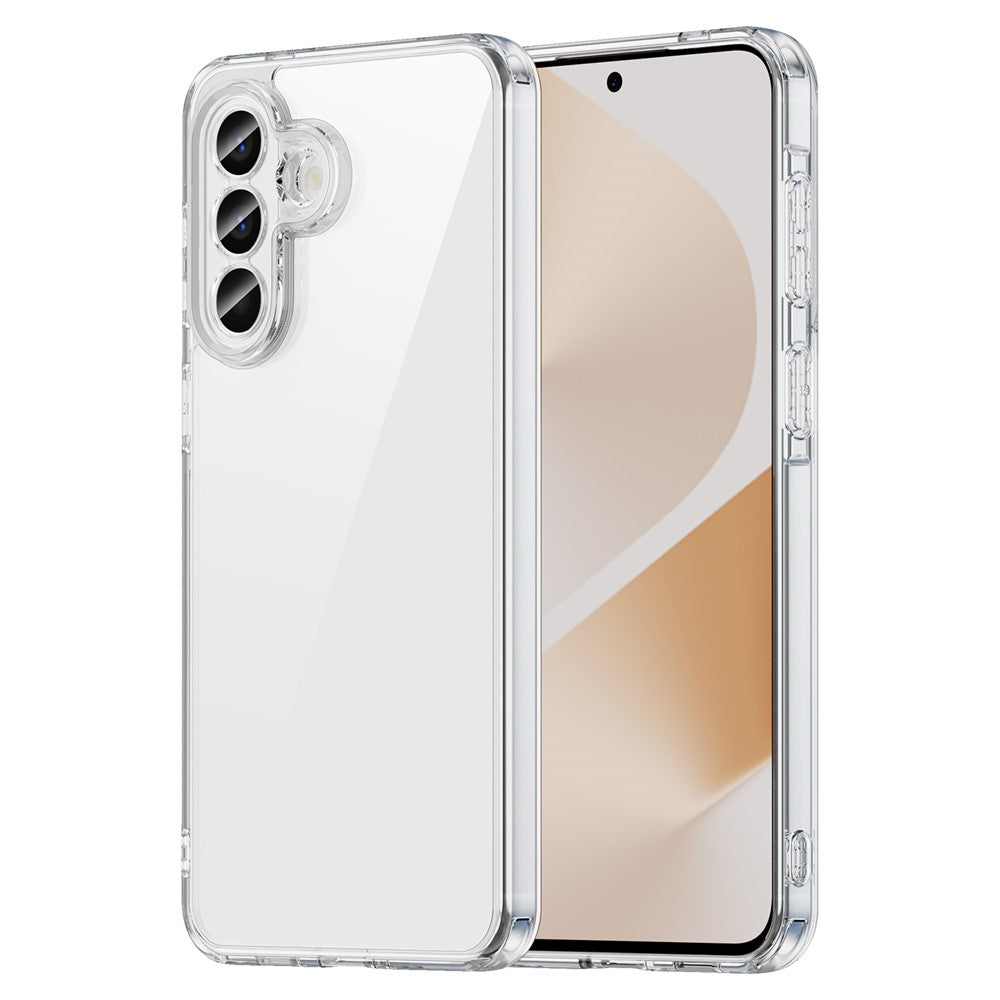 For Samsung Galaxy A57 5G Case TPU + Acrylic Phone Back Cover Anti Yellowing - Transparent