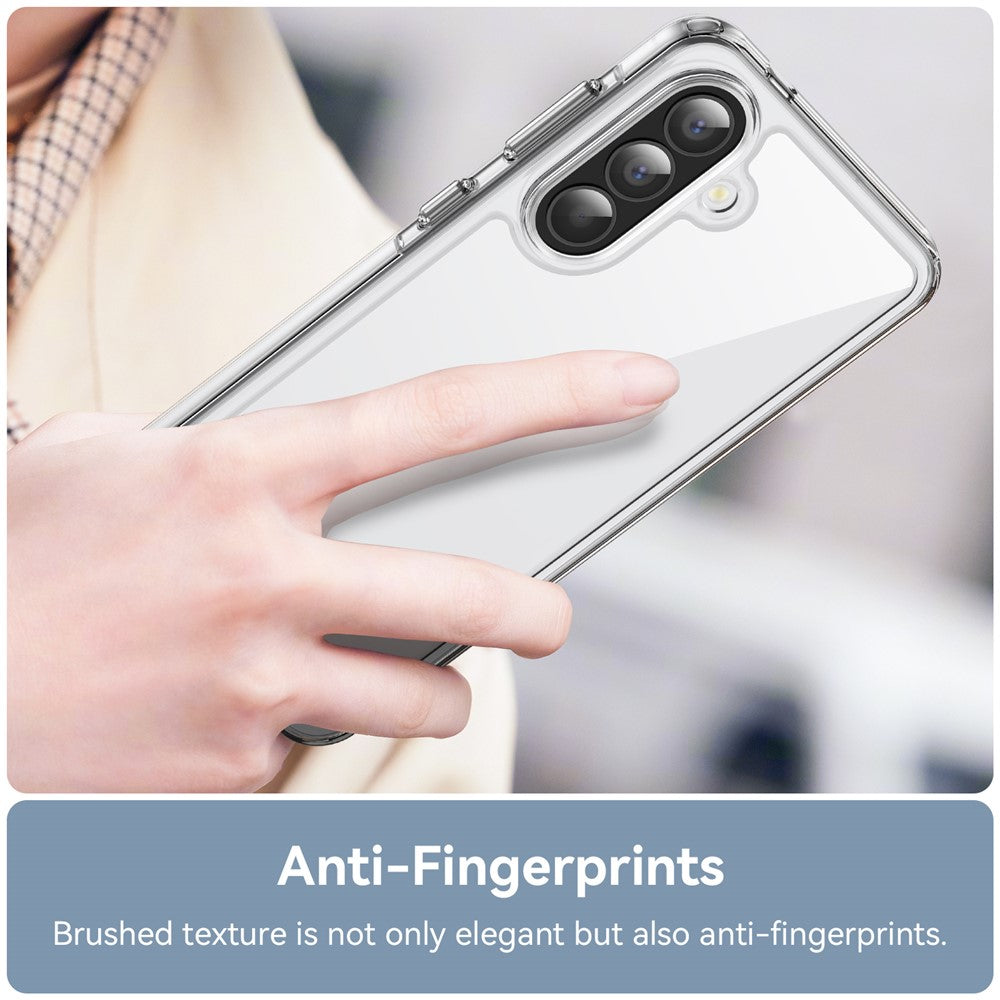 For Samsung Galaxy A57 5G Case TPU + Acrylic Protective Clear Phone Cover - Transparent