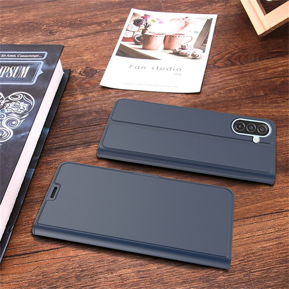 For Samsung Galaxy A57 5G Case Shockproof TPU Inner Shell Leather Phone Cover Card Slot - Blue