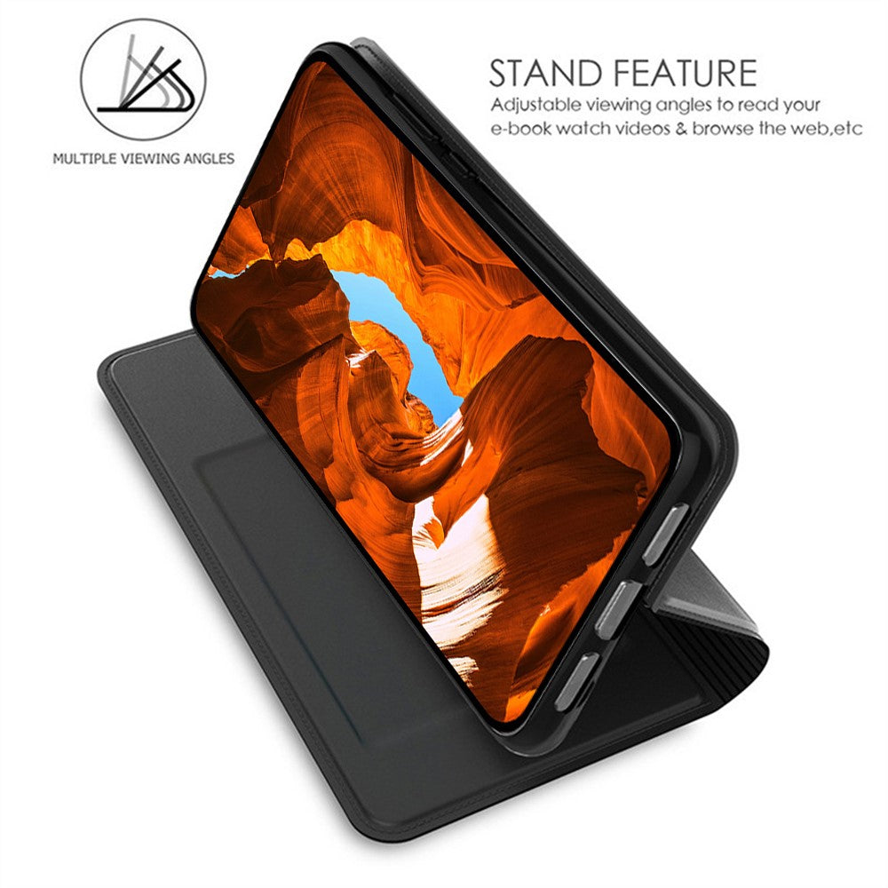 Phone Case For Motorola Moto G67 Power 5G  /  G100 5G (2025) PU Leather Phone Cover with Card Holder Stand - Black