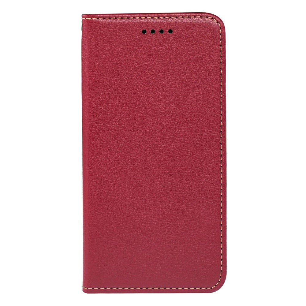 For Motorola Edge 70 5G Case Wallet RFID Blocking Leather Phone Cover Strong Magnetic Closure - Red