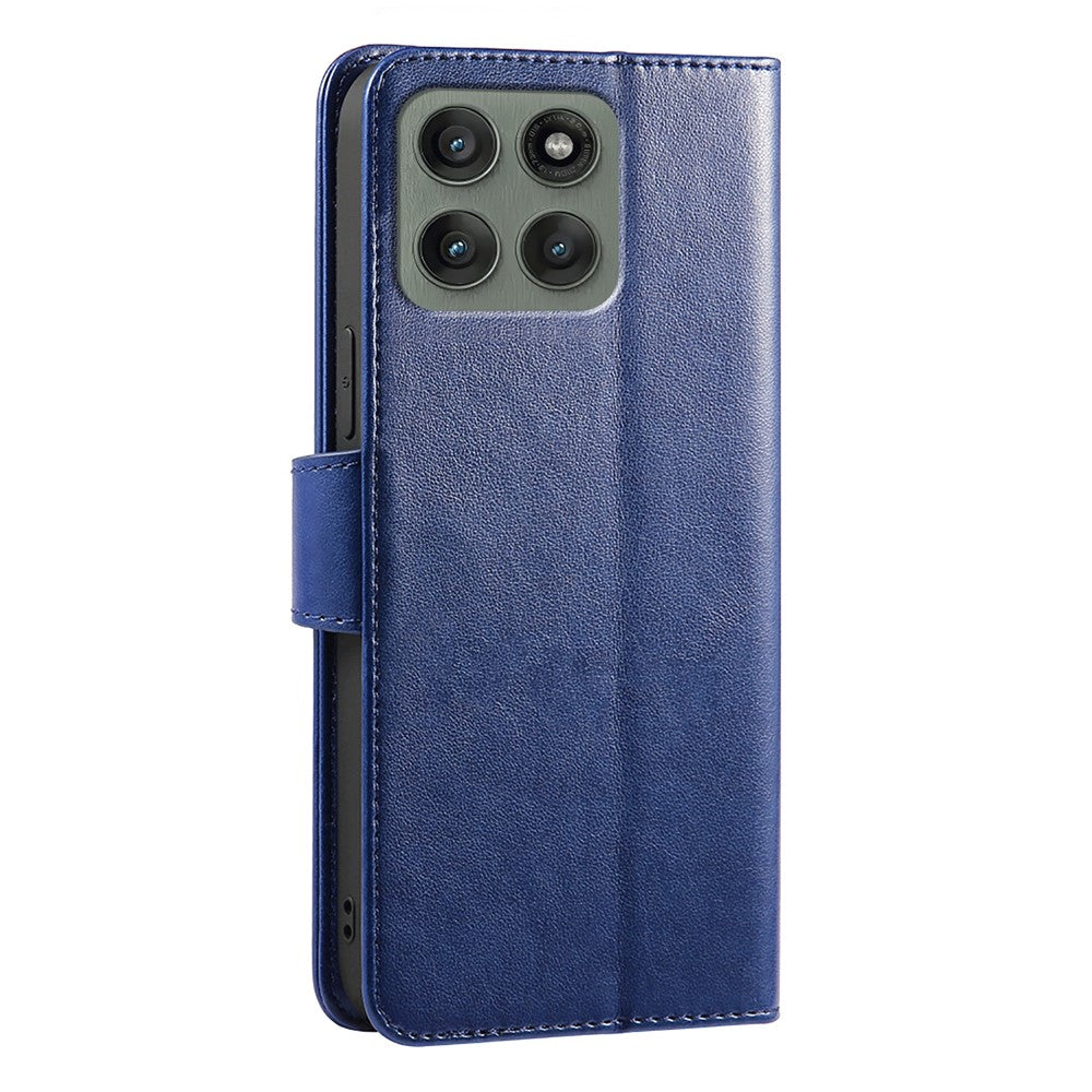 For Motorola Edge 70 5G Case Stand Card Holder Wallet Leather Phone Cover - Blue