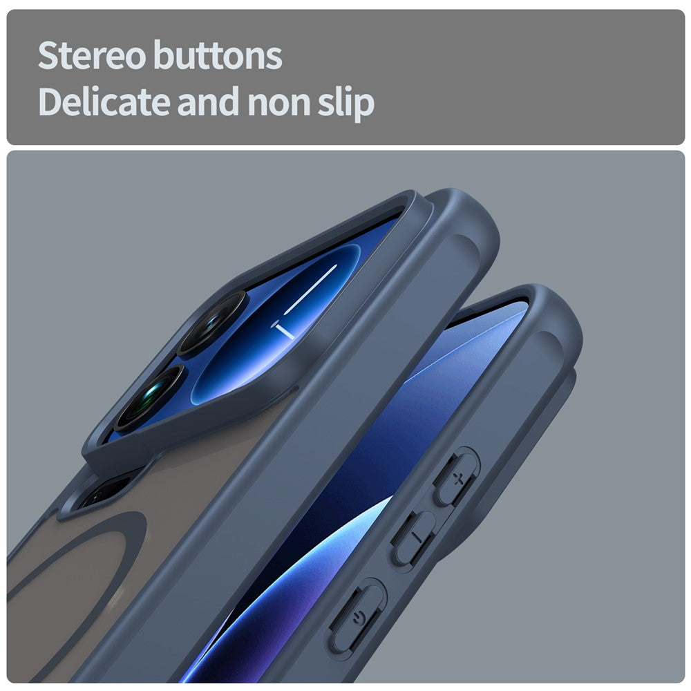 For Xiaomi 17 Pro Max Case Magnetic Anti Drop PC + TPU Phone Cover - Blue