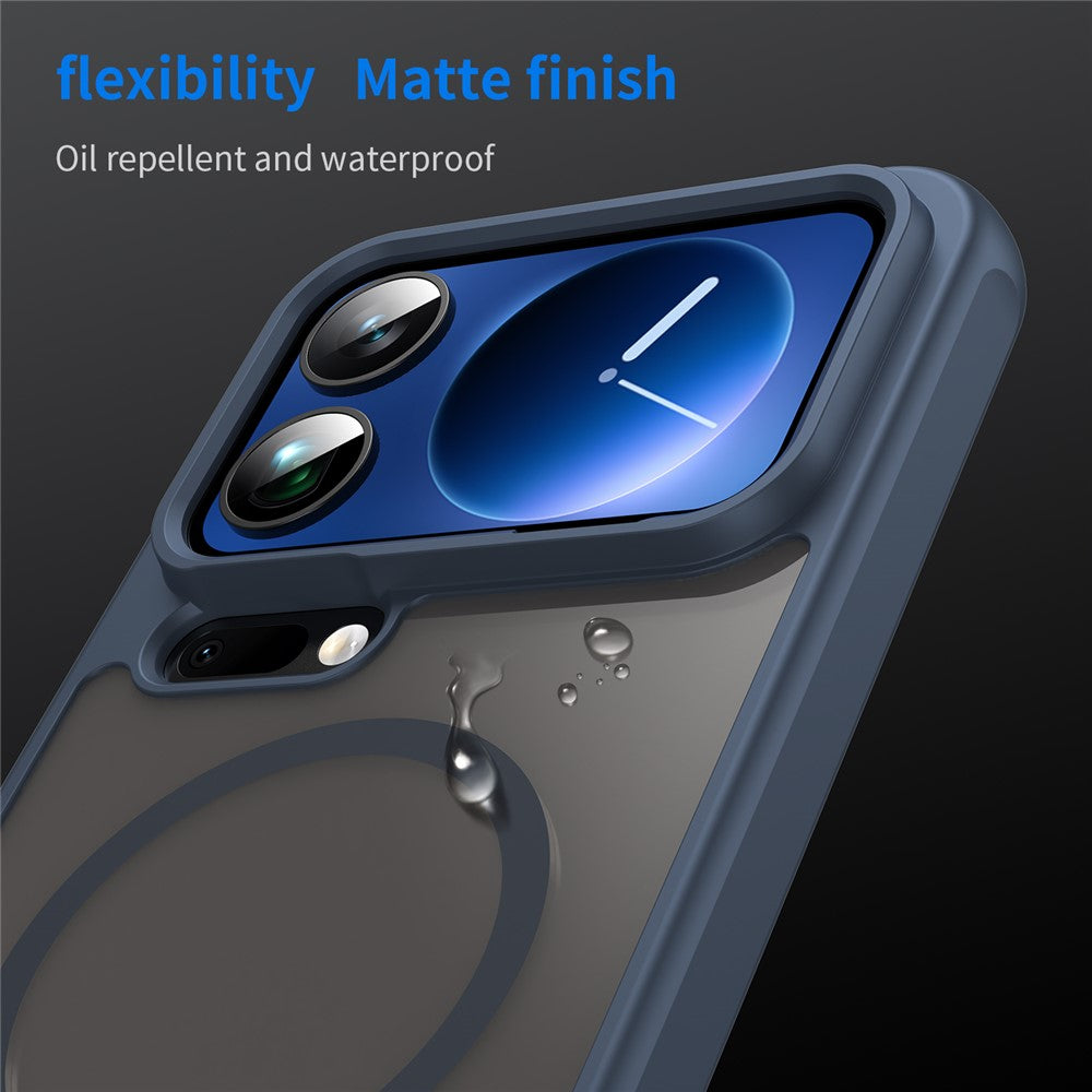 For Xiaomi 17 Pro Max Case Magnetic Anti Drop PC + TPU Phone Cover - Blue