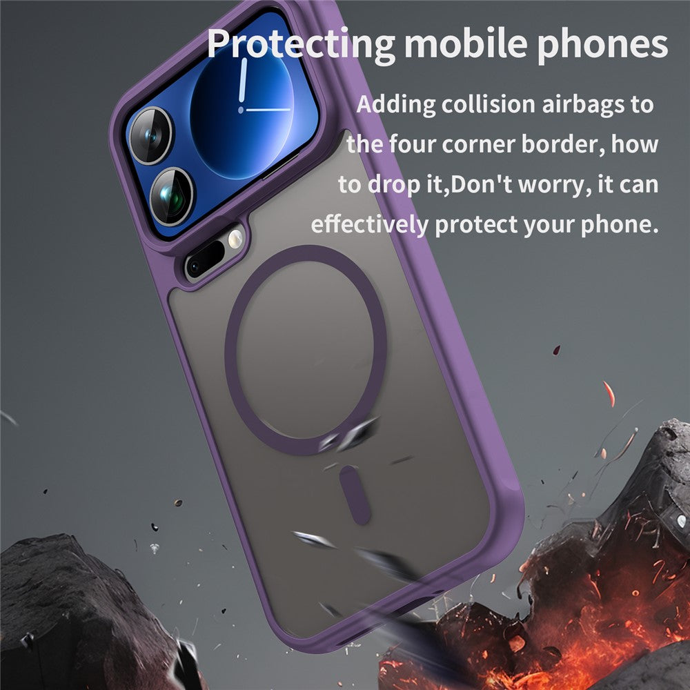 For Xiaomi 17 Pro Max Case Magnetic Anti Drop PC + TPU Phone Cover - Purple