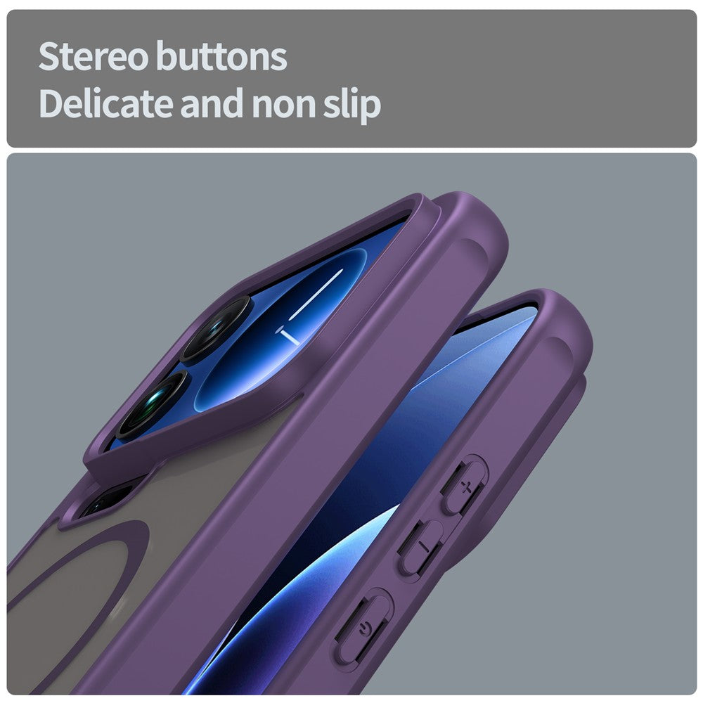 For Xiaomi 17 Pro Max Case Magnetic Anti Drop PC + TPU Phone Cover - Purple