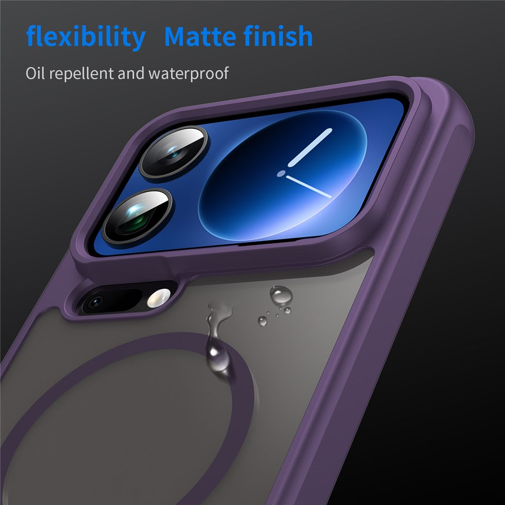 For Xiaomi 17 Pro Max Case Magnetic Anti Drop PC + TPU Phone Cover - Purple