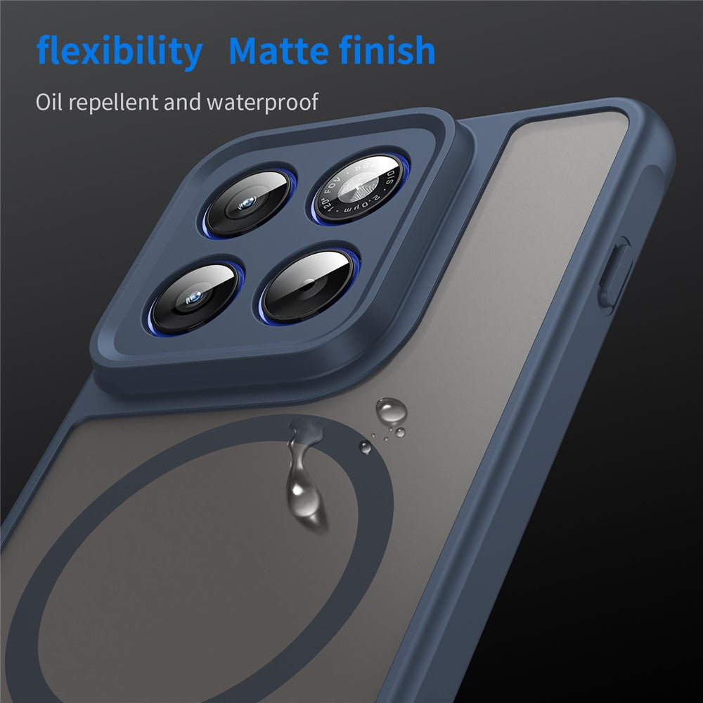 For Motorola Edge 70 5G Magnetic Case Anti Drop PC + TPU Phone Cover - Blue