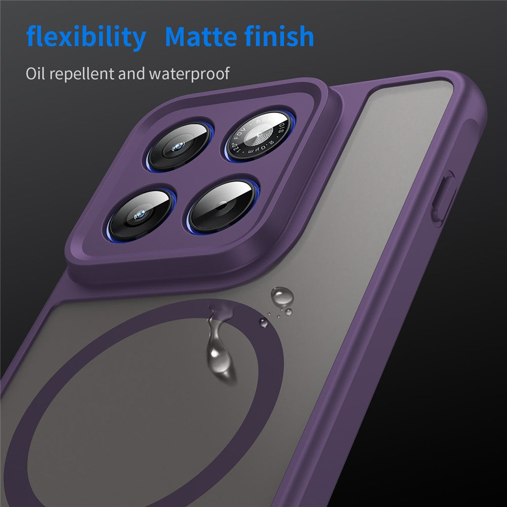 For Motorola Edge 70 5G Magnetic Case Anti Drop PC + TPU Phone Cover - Purple
