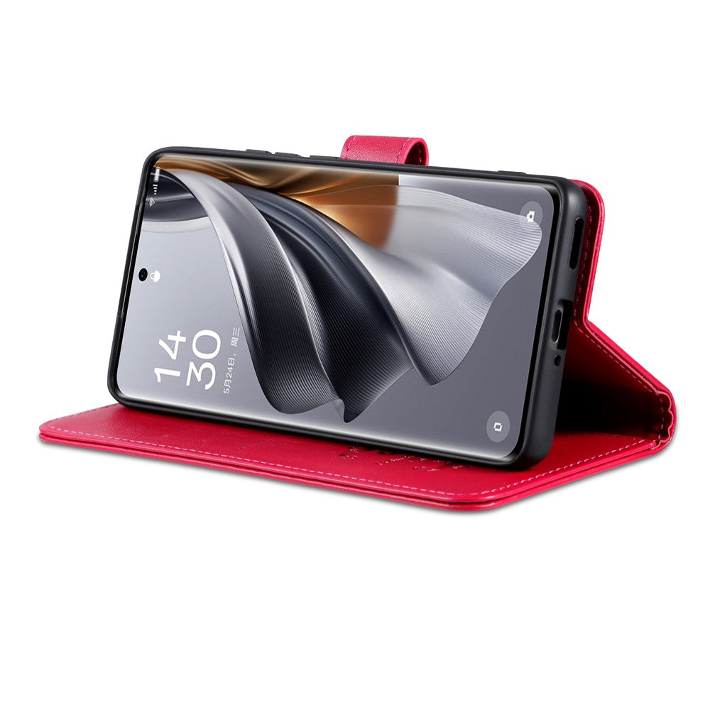AZNS For Samsung Galaxy A57 5G Case Anti-Scratch PU Leather Stand Wallet Phone Cover - Red