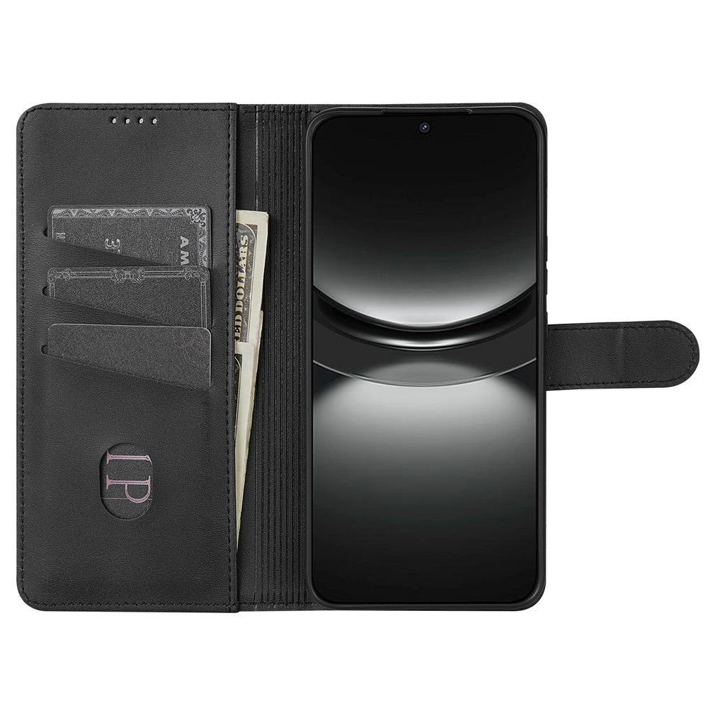 AZNS For Samsung Galaxy A57 5G Case PU Leather Wallet Phone Cover - Black