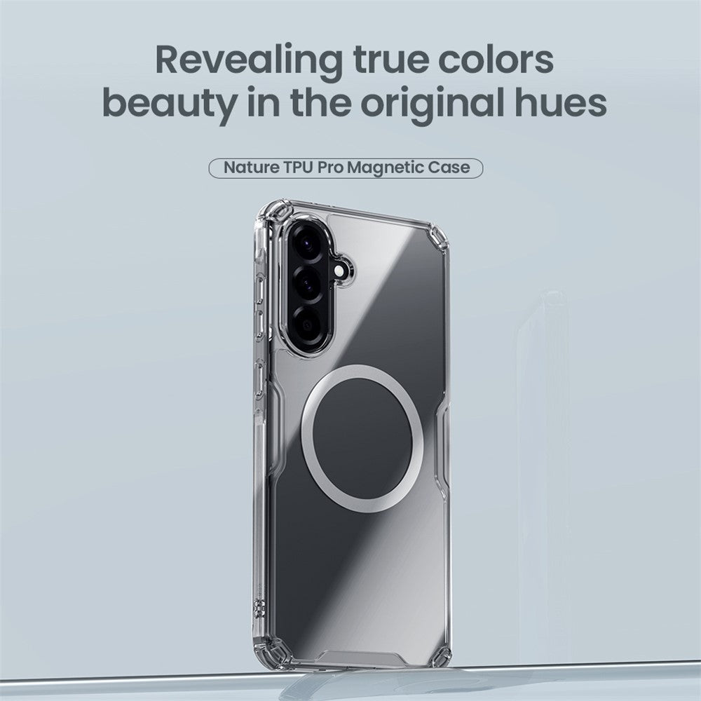 NILLKIN Nature Pro Series for Samsung Galaxy A57 5G Magnetic Case TPU + PC Ultra Clear Phone Cover