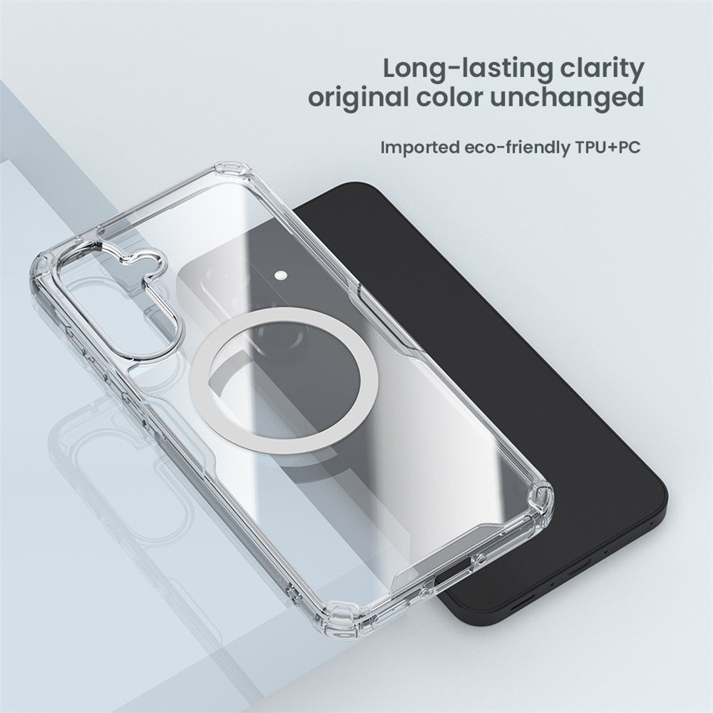 NILLKIN Nature Pro Series for Samsung Galaxy A57 5G Magnetic Case TPU + PC Ultra Clear Phone Cover